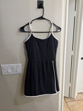 Target Black Dress with White Trim - Tennis Style